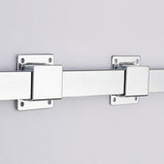 Gancio per tubo quadrato con staffa da parete da 2 pezzi per l'esposizione del supermercato del negozio di abbigliamento, Wall Bracket