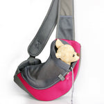 Borsa a tracolla reversibile per cani e gatti Large