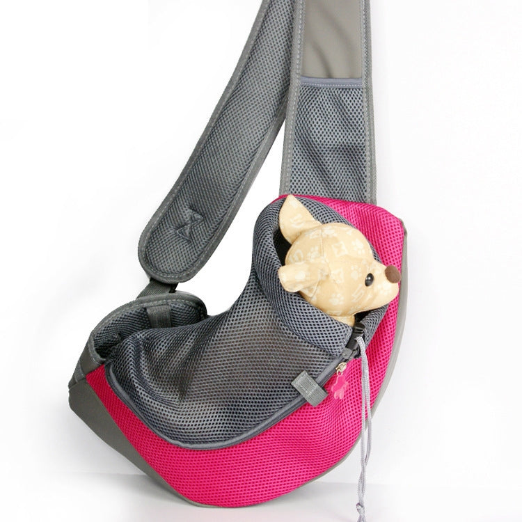 Borsa a tracolla reversibile per cani e gatti Large
