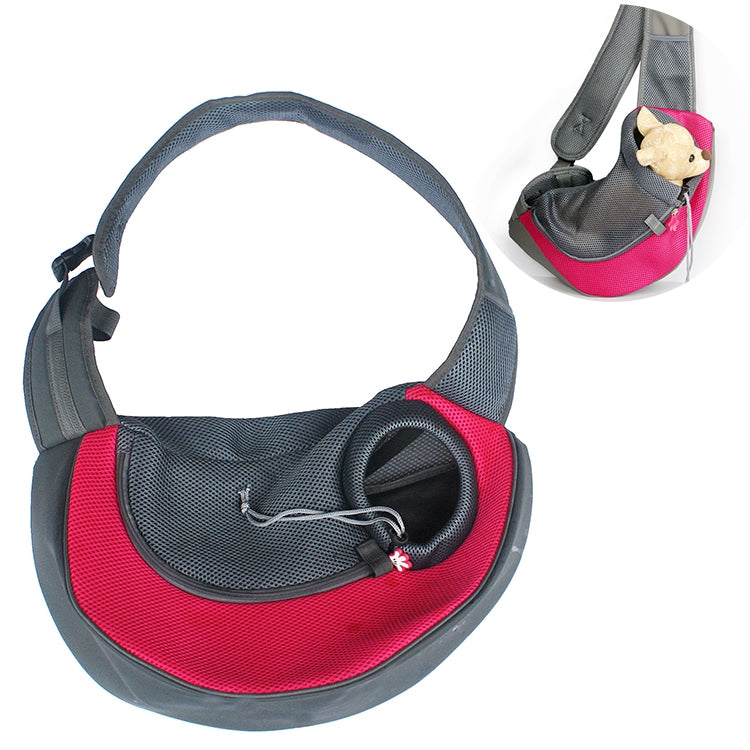 Borsa a tracolla reversibile per cani e gatti Large