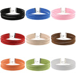Collare per collana in flanella a 6 strati in stile europeo e americano da 3 pezzi, consegna colore casuale, RBXL