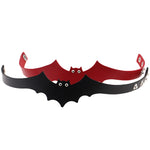 Collare per collana in pelle con stile pipistrello popolare in stile europeo e americano da 3 pezzi, consegna colore casuale