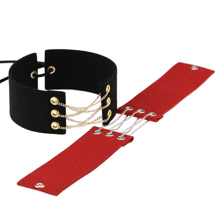 2 pezzi Collana semplice europea e americana con collare in osso, colletto in nastro di velluto, moda femminile, consegna colore casuale, SFQ