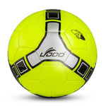 Calcio da partita indossabile da cucire in pelle PU da 21,5 cm, 21.5cm Fluorescent Blue, 21.5cm, 21.5cm Fluorescent Pink, 21.5cm Orange, 21.5cm Yellow, 21.5cm Green, 21.5cm 21.5cm, 21.5cm Red, 21.5cm Blue