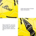 Calcio da partita indossabile da cucire in pelle PU da 21,5 cm, 21.5cm Fluorescent Blue, 21.5cm, 21.5cm Fluorescent Pink, 21.5cm Orange, 21.5cm Yellow, 21.5cm Green, 21.5cm 21.5cm, 21.5cm Red, 21.5cm Blue