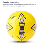 Calcio da partita indossabile da cucire in pelle PU da 21,5 cm, 21.5cm Fluorescent Blue, 21.5cm, 21.5cm Fluorescent Pink, 21.5cm Orange, 21.5cm Yellow, 21.5cm Green, 21.5cm 21.5cm, 21.5cm Red, 21.5cm Blue