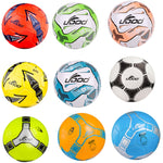 Calcio da partita indossabile da cucire in pelle PU da 21,5 cm, 21.5cm Fluorescent Blue, 21.5cm, 21.5cm Fluorescent Pink, 21.5cm Orange, 21.5cm Yellow, 21.5cm Green, 21.5cm 21.5cm, 21.5cm Red, 21.5cm Blue