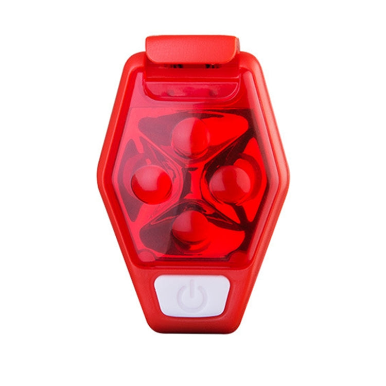 Luce di avvertimento per bicicletta da esterno multifunzionale, fanale posteriore per bicicletta, luce a clip posteriore a LED, LED Back Clip Light(Black), LED Back Clip Light(Purple), LED Back Clip Light(Red), LED Back Clip Light(White)