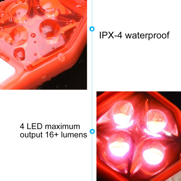 Luce di avvertimento per bicicletta da esterno multifunzionale, fanale posteriore per bicicletta, luce a clip posteriore a LED, LED Back Clip Light(Black), LED Back Clip Light(Purple), LED Back Clip Light(Red), LED Back Clip Light(White)