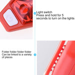 Luce di avvertimento per bicicletta da esterno multifunzionale, fanale posteriore per bicicletta, luce a clip posteriore a LED, LED Back Clip Light(Black), LED Back Clip Light(Purple), LED Back Clip Light(Red), LED Back Clip Light(White)