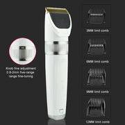 Rasoio elettrico per animali Q6 con ricarica USB e quattro pettini, Q6 Shaver