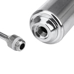 Strumenti di cottura per iniettore di carne di tacchino per condimento a doppio ago siringa in acciaio inossidabile da 60 ml, Stainless Steel Marinade Injector