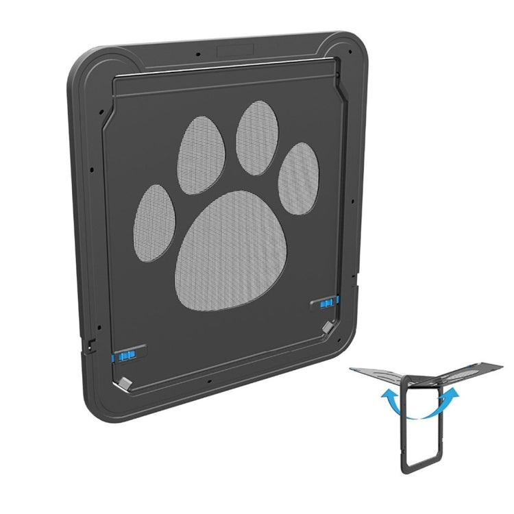 Porta per animali domestici con serratura automatica 42x37 cm