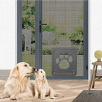 Porta per animali domestici con serratura automatica 42x37 cm