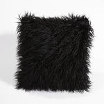 Fodera per cuscino in peluche lunga in velluto Fodera in pelo popolare quadrata per la decorazione della camera da letto della casa, dimensioni: 45 x 45 cm