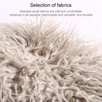 Fodera per cuscino in peluche lunga in velluto Fodera in pelo popolare quadrata per la decorazione della camera da letto della casa, dimensioni: 45 x 45 cm