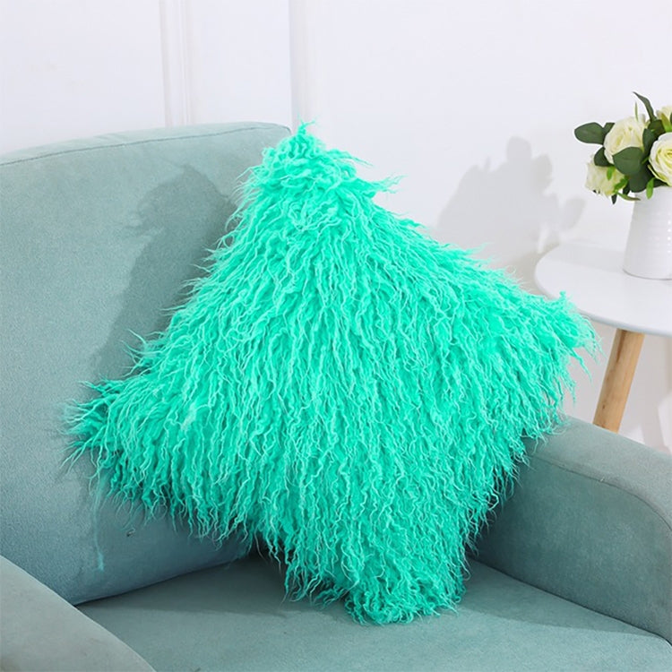 Fodera per cuscino in peluche lunga in velluto Fodera in pelo popolare quadrata per la decorazione della camera da letto della casa, dimensioni: 45 x 45 cm