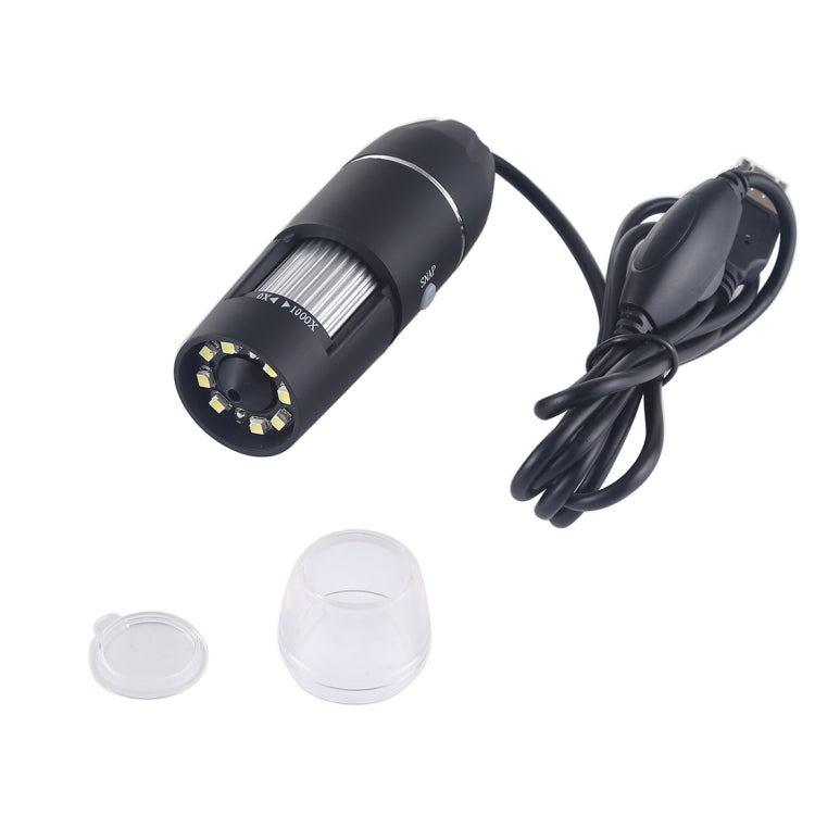 Lente d'ingrandimento USB Sensore immagine HD 0,3 MP 2560x1920P Microscopio digitale USB con 8 LED e supporto professionale