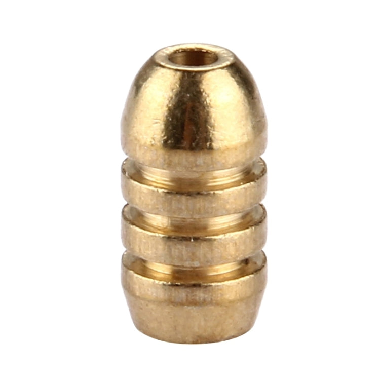 Pesi da pesca con piombo filettato in rame da 2 g. Accessorio per esche morbide, 2g