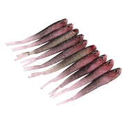 10 pezzi di piccole paillettes a forma di pesce esche da pesca artificiali, lunghezza: 12,5 cm, Length: 12.5cm