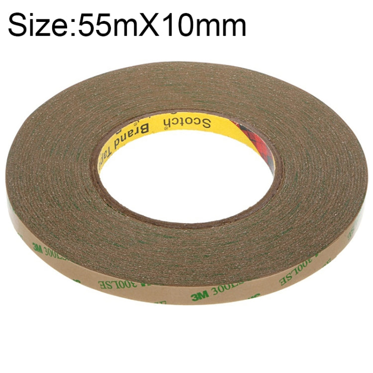 3M300LS Nastro biadesivo super adesivo 3M ultrasottile trasparente e resistente alle alte temperature, dimensioni: 55 m x 10 mm, Size: 55m x 10mm