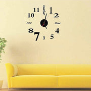 Lovelife WC37130 Orologio da parete con bastone da parete, orologio stereo digitale fai da te in acrilico inglese