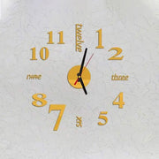 Lovelife WC37130 Orologio da parete con bastone da parete, orologio stereo digitale fai da te in acrilico inglese