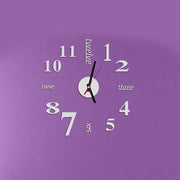 Lovelife WC37130 Orologio da parete con bastone da parete, orologio stereo digitale fai da te in acrilico inglese