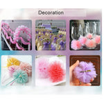 Forniture per artigianato decorativo per decorazioni di compleanno per matrimoni, lunghezza totale: 22,8 m, larghezza: 15 cm