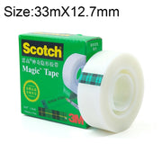 Nastro invisibile magico Scotch 810 3M Nastro trasparente per riparazione di scritte, copia senza tracce, dimensioni: 33 m x 12,7 mm, Size: 33m x 12.7mm