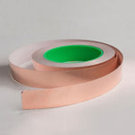 Nastro conduttivo in rame puro 20 m x 50 mm biadesivo