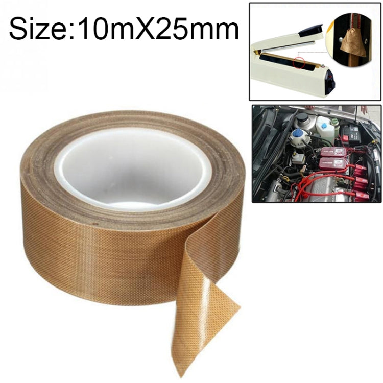 Nastro isolante termico in tessuto Teflon 10m x 25mm