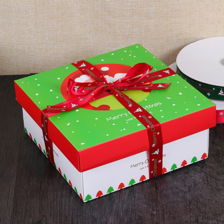 Confezione regalo natalizia con fiori, nastro colorato, dimensioni: 91 m x 2 cm, Coloured Ribbon