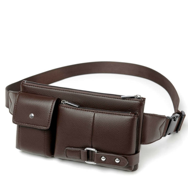 Borse a tracolla da uomo universali per esterni Borsa a tracolla da uomo retrò, dimensioni: S (24,5 cm x 13 cm x 1 cm)