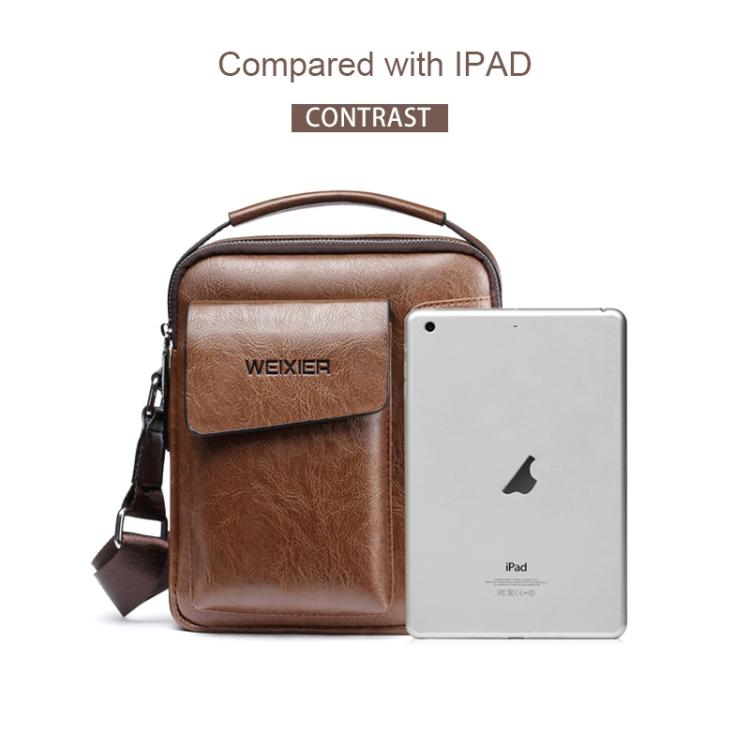 Borsa a tracolla messenger da uomo casual moda universale, dimensioni: L (24 cm x 20 cm x 6 cm)