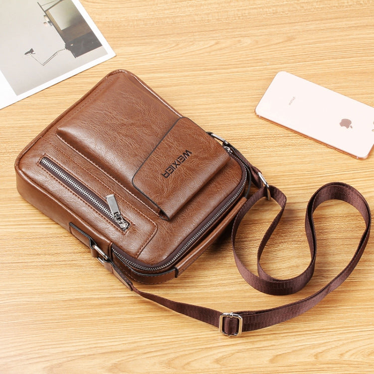 Borsa a tracolla messenger da uomo casual moda universale, dimensioni: L (24 cm x 20 cm x 6 cm)