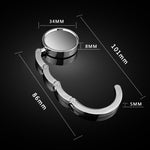 Gancio per borse con gancio pieghevole rotondo da 5 pezzi, lunghezza: 10,1 cm, consegna a colori casuale, Bag Hanger