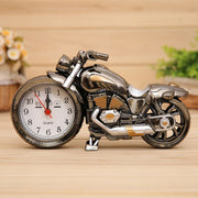 Sveglia con puntatore in plastica per camera da letto con sveglia per motocicletta, dimensioni: 23 * 13 * 6 cm, Gold, Gold, Red, Black, Gold, Black