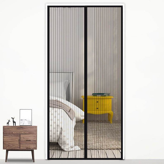 Tenda per porta con zanzariera magnetica Magic Mesh, dimensioni: 190x100 cm, Size:190x100cm(White), Size:190x100cm(Black), Size:190x100cm(Coffee), Size:190x100cm(Beige)