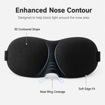 Maschera per dormire 3D in poliestere e spugna
