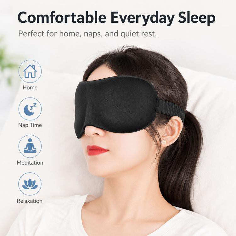 Maschera per dormire 3D in poliestere e spugna