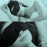 Maschera per dormire 3D in poliestere e spugna