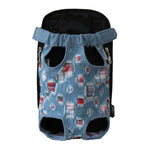 Borsa zaino trasportino per cani taglia L 42x34x10 cm