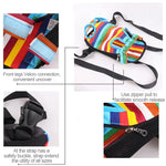 Borsa zaino trasportino per cani taglia L 42x34x10 cm