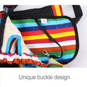 Borsa zaino per cani con trasportino anteriore, dimensioni: L, Size：L