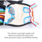Borsa zaino trasportino per cani taglia L 42x34x10 cm
