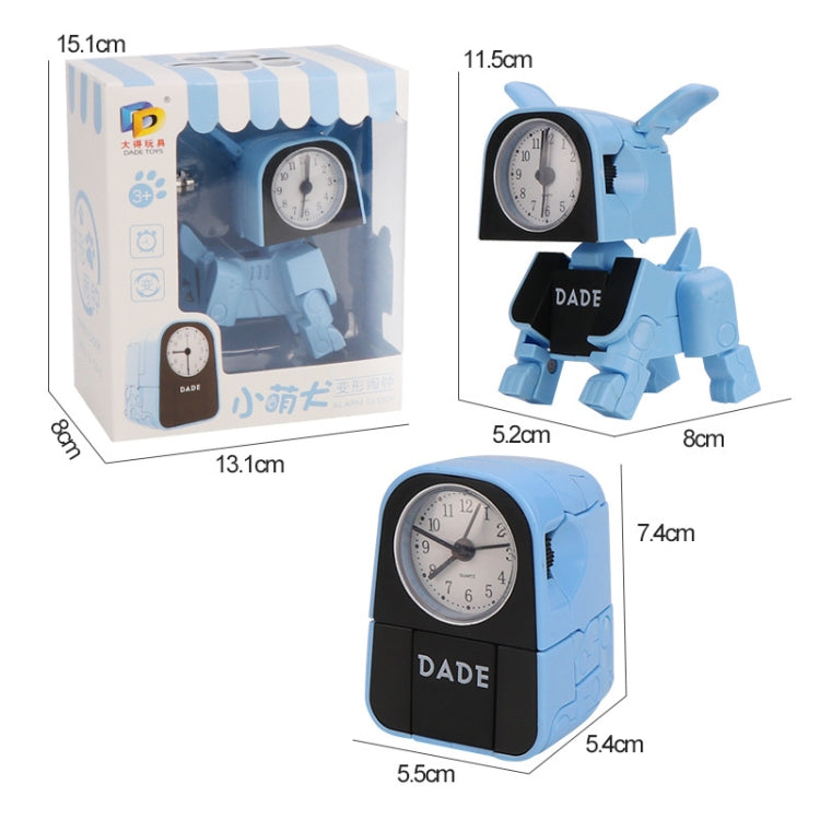 Mini giocattolo robot con sveglia in plastica ABS