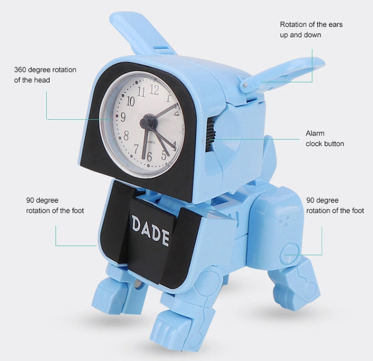 Mini giocattolo robot con sveglia in plastica ABS