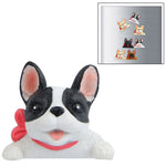 Decorazione per la casa Originalità Bulldog francese Cravatta 3D Pasta frigo, NON magnetica, Bulldog NO Magnetic