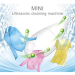 Mini pulitore portatile ad ultrasuoni per abbigliamento e aliment